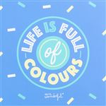 Mr Wonderful Estuche lápices de colores Life is full of colours