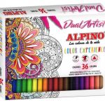 Caja con 36 Rotuladores de doble punta Alpino Color Experience Dual Artist