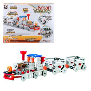 Juego De Construcción Metal Tren 239 Piezas Smart Theory