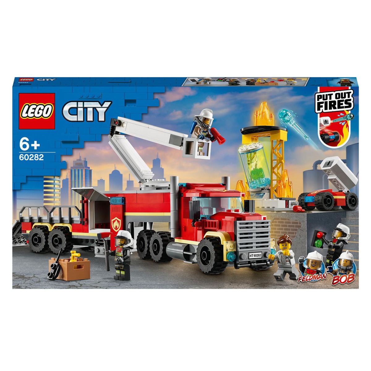 LEGO - Camión De Bomberos De  Unidad De Control De Incendios City Fire