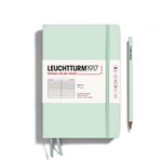 Libreta A5 Leuchtturm 1917 Medium tapa blanda Rayada Mint Green