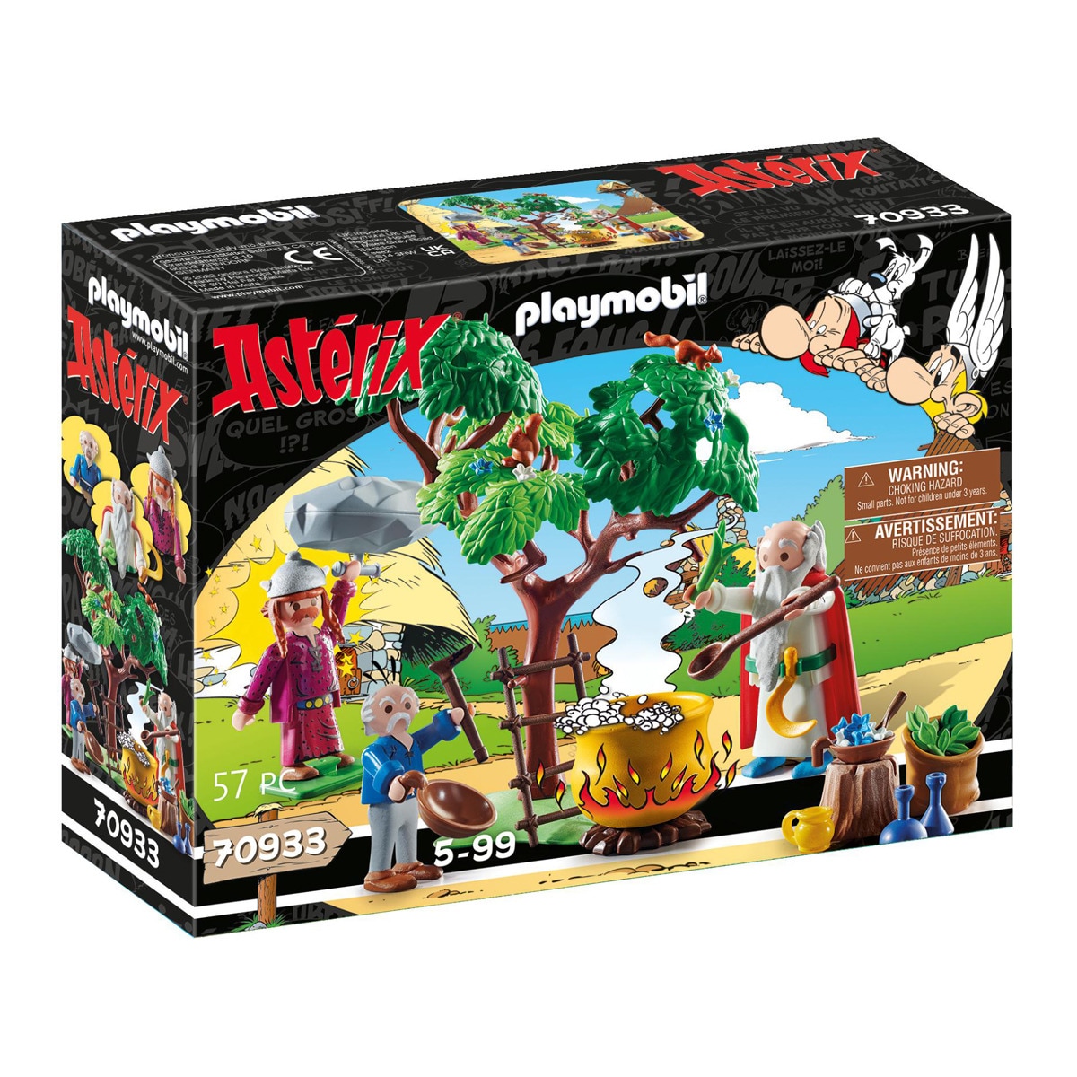 Playmobil - Panorámix Con El Caldero De La Poción Mágica Astérix