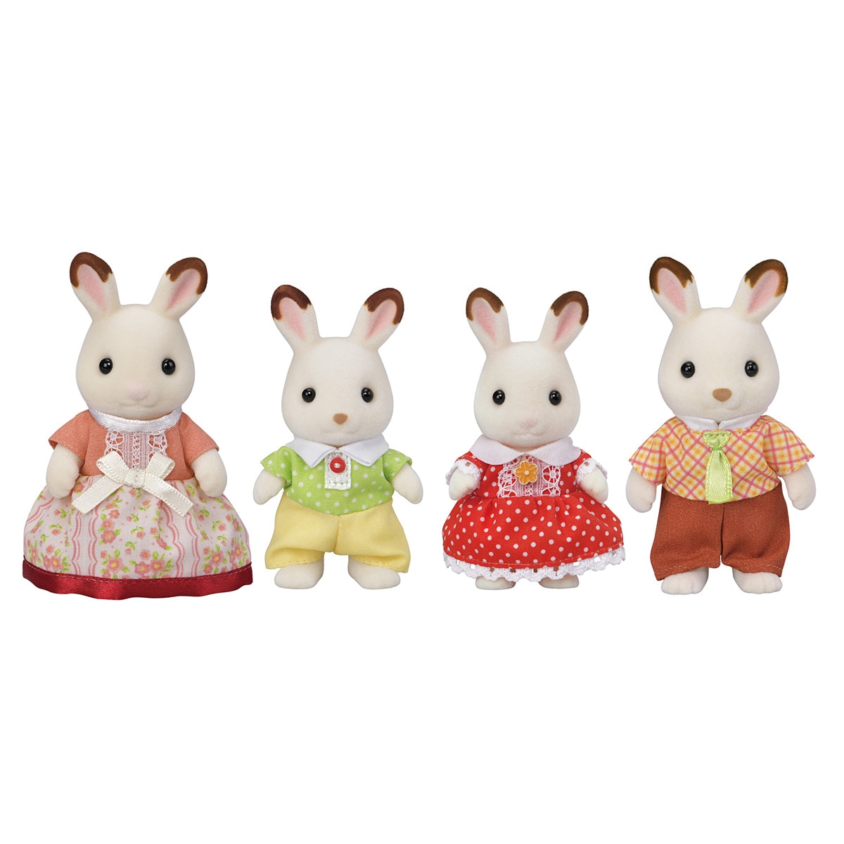 Sylvanian Families - Familia Conejo Chocolate