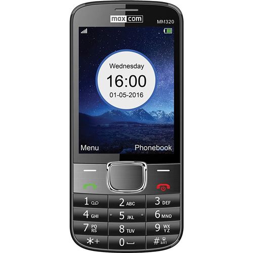 Teléfono móvil Maxcom MM320 Negro