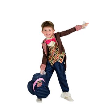 Disfraz De Sombrerero Loco Con Chaqueta Para Niño