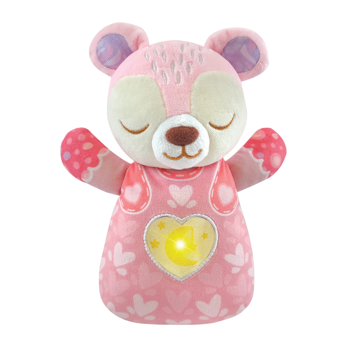 VTech - Peluche De Cuna Osito Melodías Color Rosa