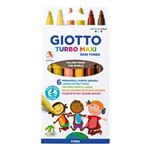 Estuche 6 rotuladores Giotto Turbo Maxi Skin Tones