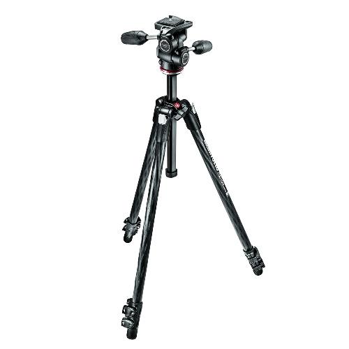 Manfrotto - Kit Trípode 290 Xtra Carbon con rótula 3 way - Fibra carbono