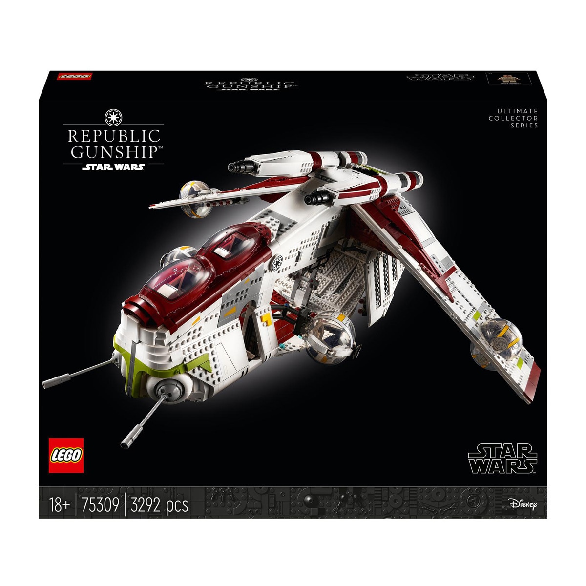 LEGO -  De Construcción Nave Cañonera De La República Ultimate Collector Series Star Wars
