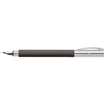 Pluma estilográfica Faber-Castell Ambition arena oscura trazo M