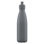 Botella Chilly's Sport gris mate 500ml
