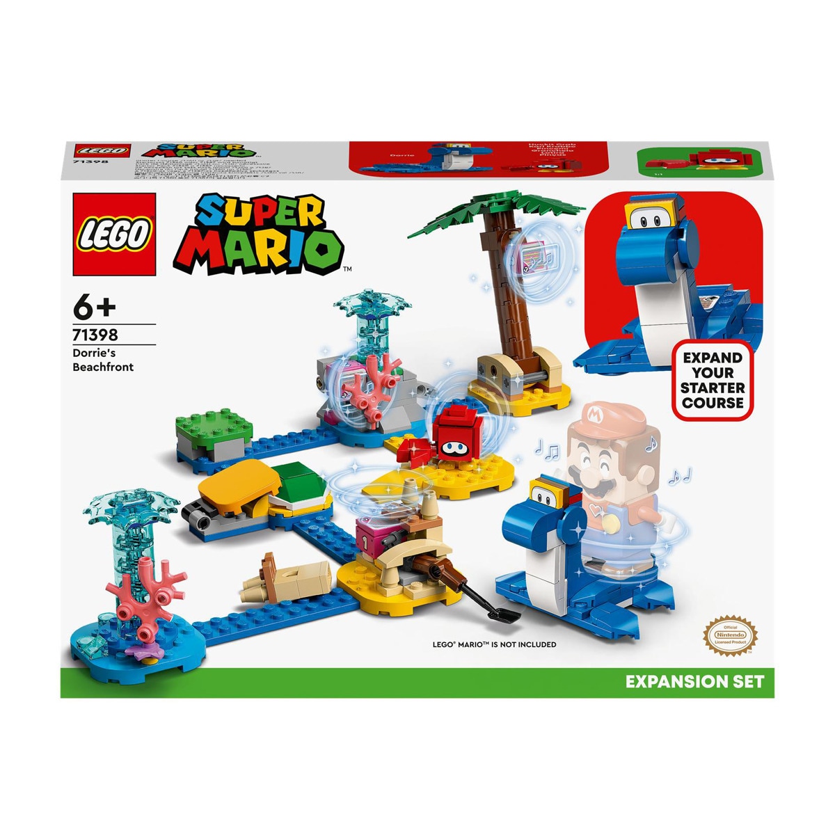 LEGO - Set De Expansión: Costa De Dorrie Con Castillo De Arena De Super Mario