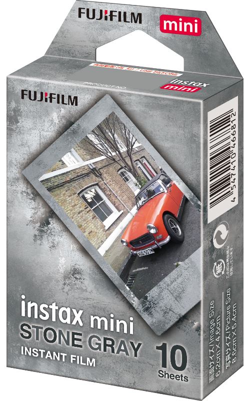 Película Fujifilm instax mini Stone Gray 10 unidades