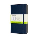 Cuaderno Moleskine Classic mediano lisa tapa dura azul zafiro