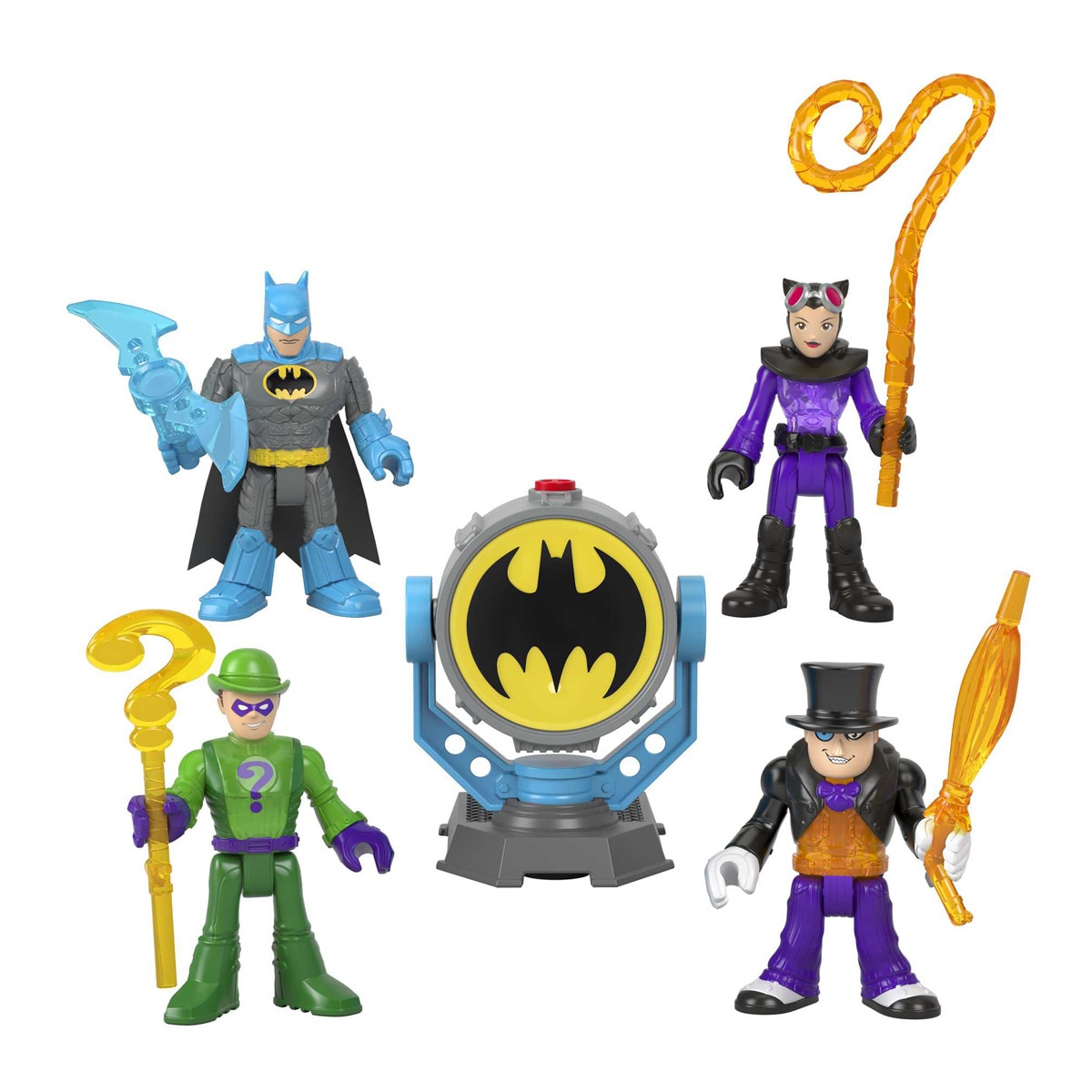 Fisher-Price - Imaginext DC Super Friends Multipack Bat-Tech Para Niños Y Niñas +3 Años