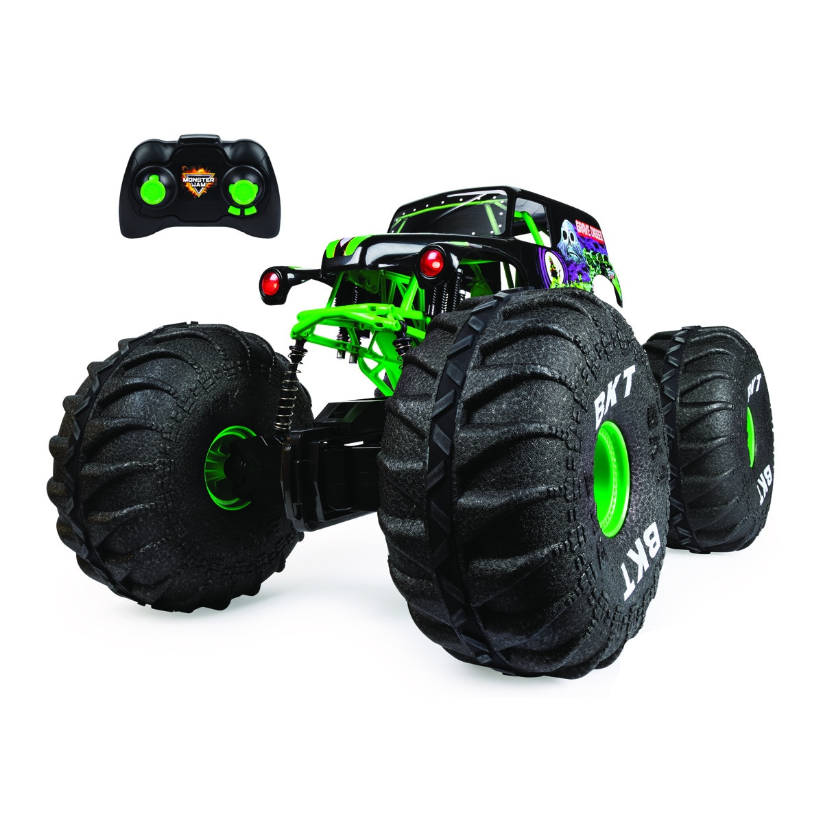 MONSTER JAM - , Monster Truck Mega Grave Digger Todoterreno Oficial Por Control Remoto