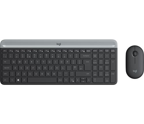 Combo teclado + ratón inalámbrico Logitech MK470 Negro