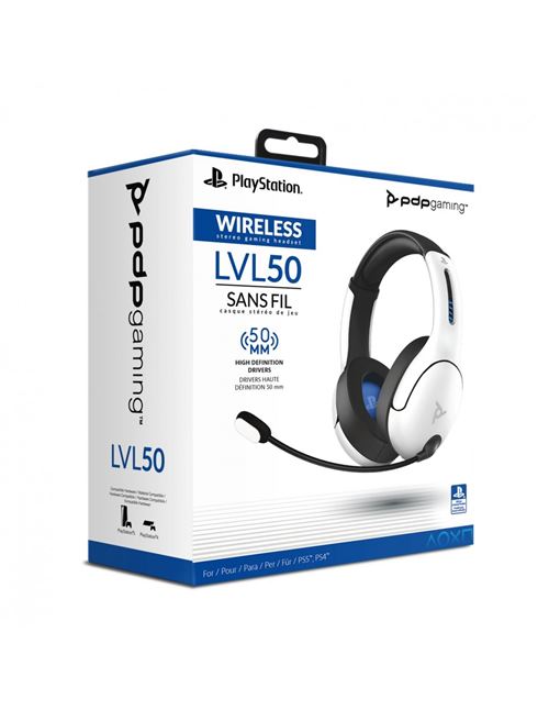 Headset gaming PDP LVL50 Blanco