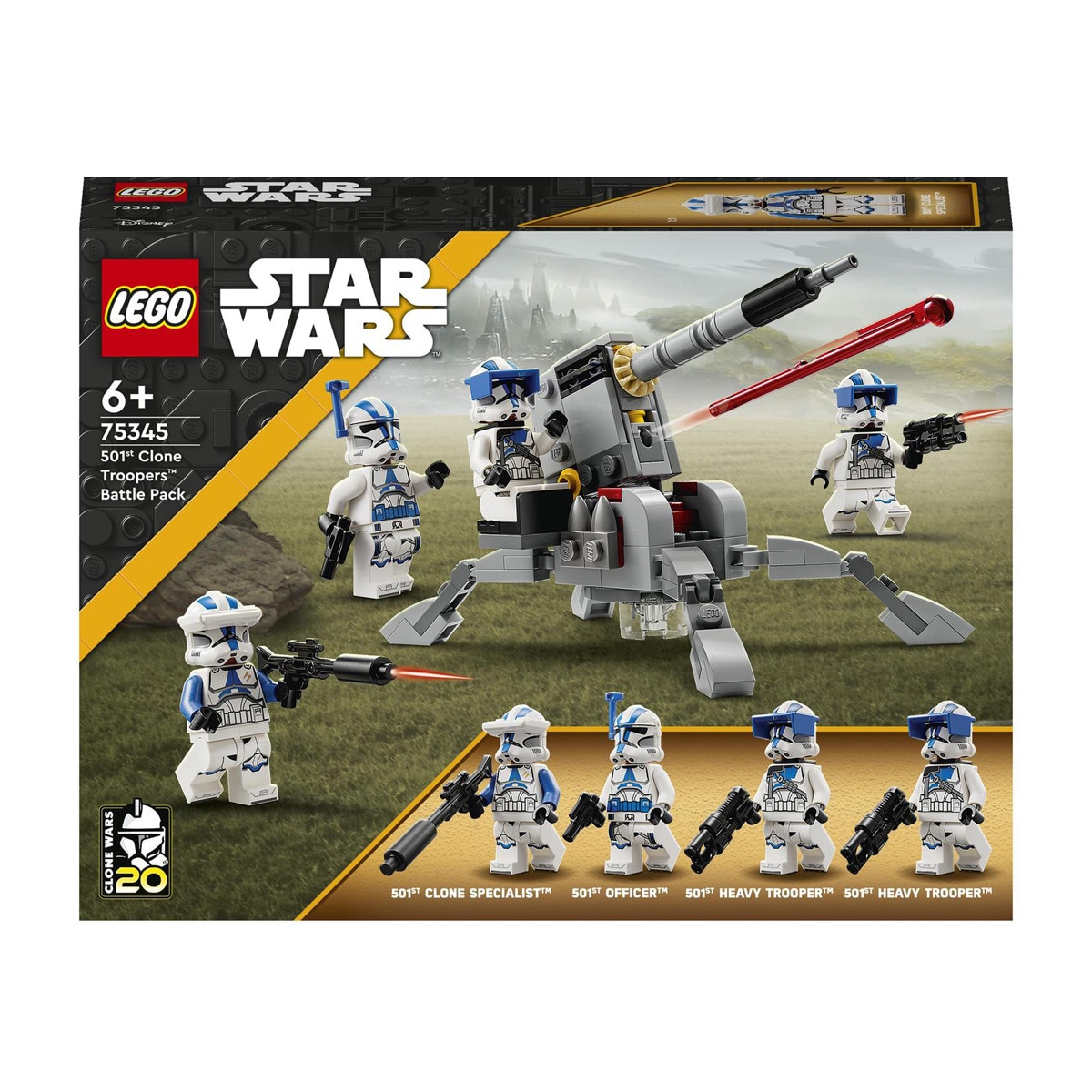 LEGO - De Construcción Pack De Combate: Soldados Clon De La 501 Con Vehículo Star Wars