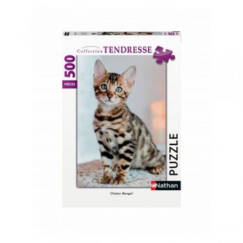 Puzzle 500p Gatito Bengala