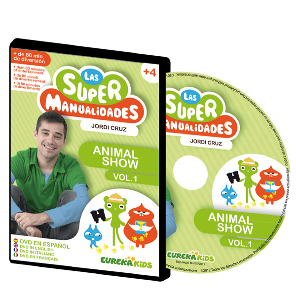 Dvd super manualidades jordi cruz vol.1 - animal show