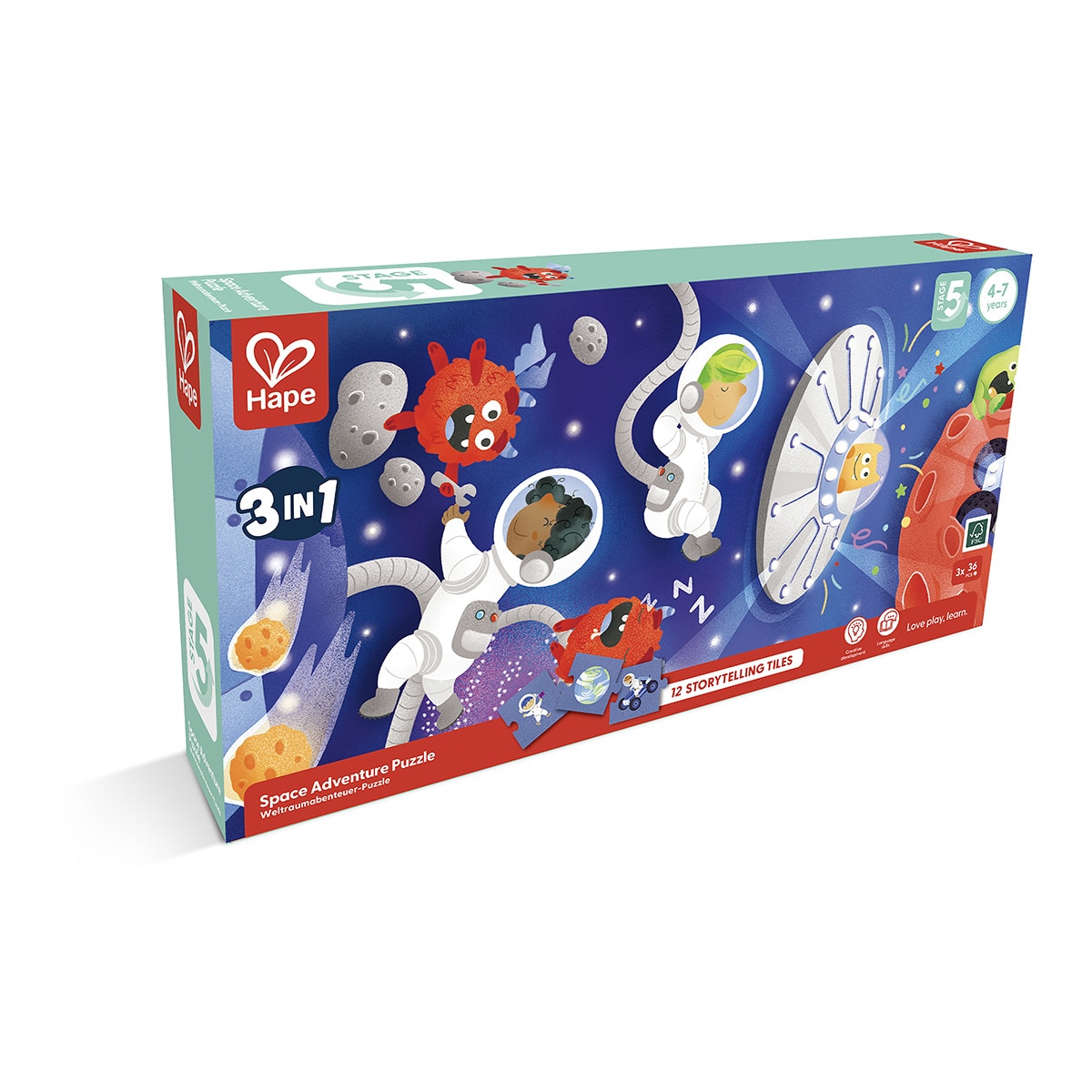 Hape - Puzle Aventura Espacial Hape.