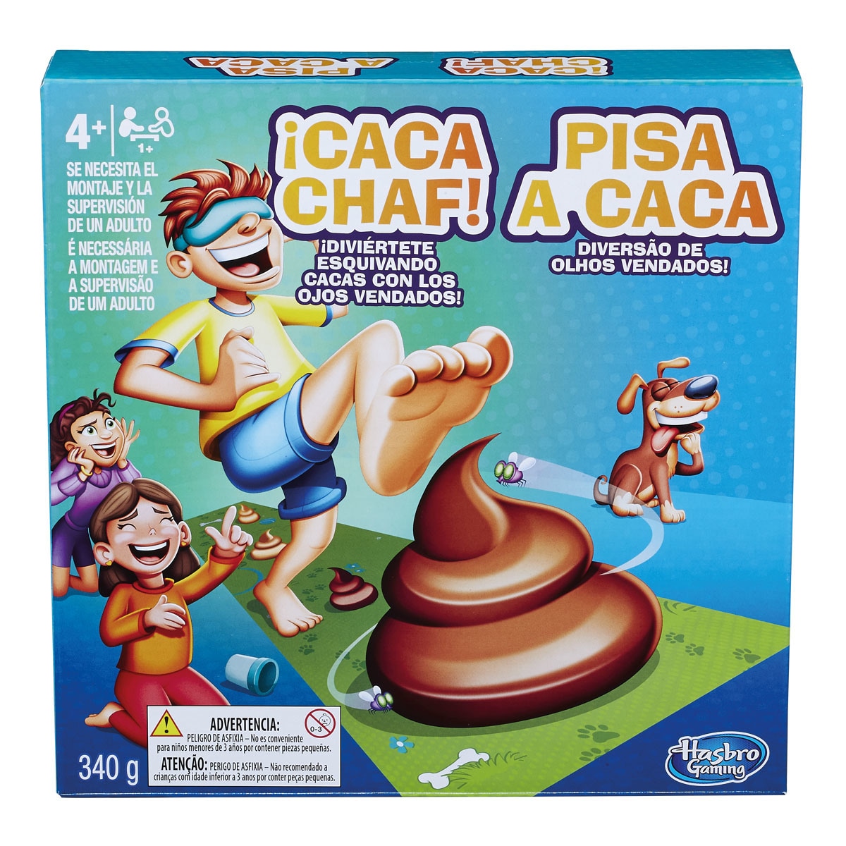 Hasbro Gaming - Juego ¡Caca Chaf! Pisa La Caca