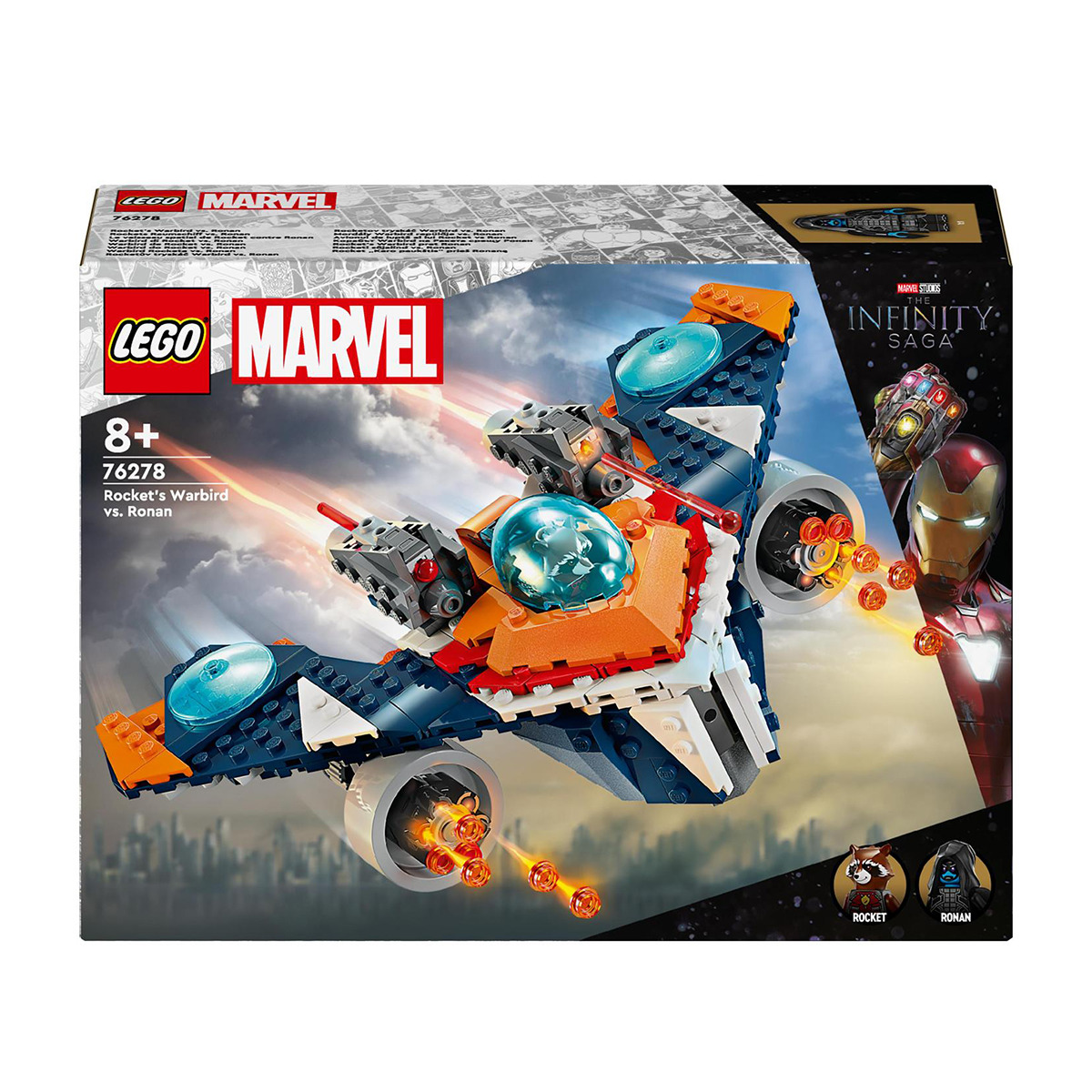 LEGO - de construcción Warbird de Rocket vs. Ronan LEGO Super Heroes Marvel.