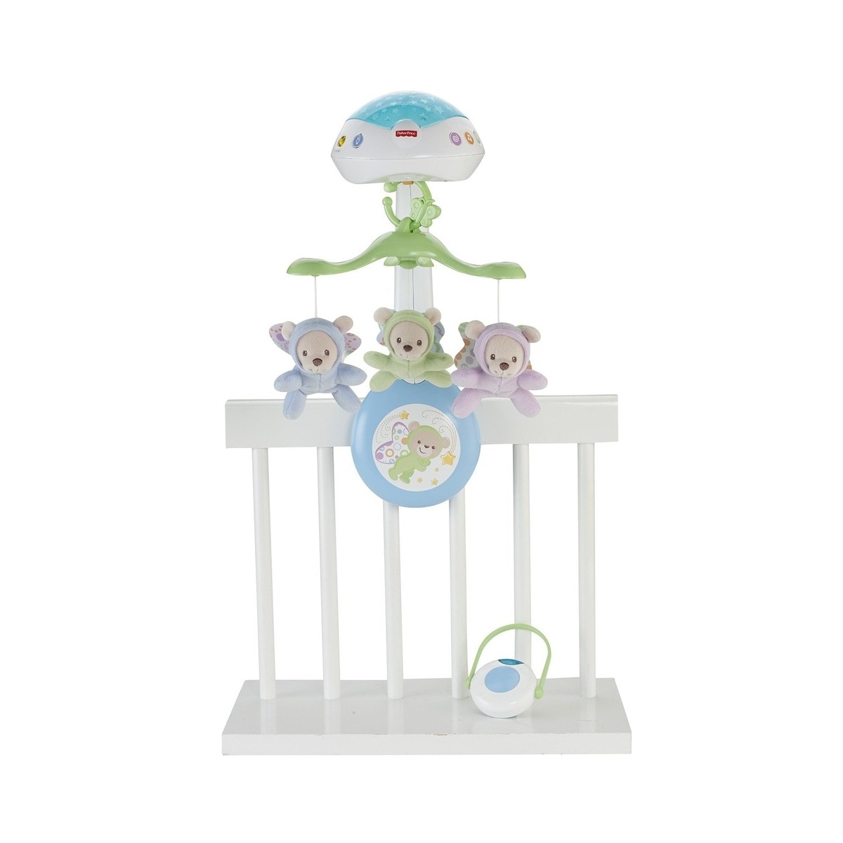 Fisher-Price - Móvil Ositos Voladores De Cuna Carrusel Proyector Para Bebé
