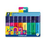 Caja con 8 marcadores fluorescentes STAEDTLER Textsurfer Classic Happy