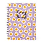 Cuaderno Legami L con espiral rayas Daisy
