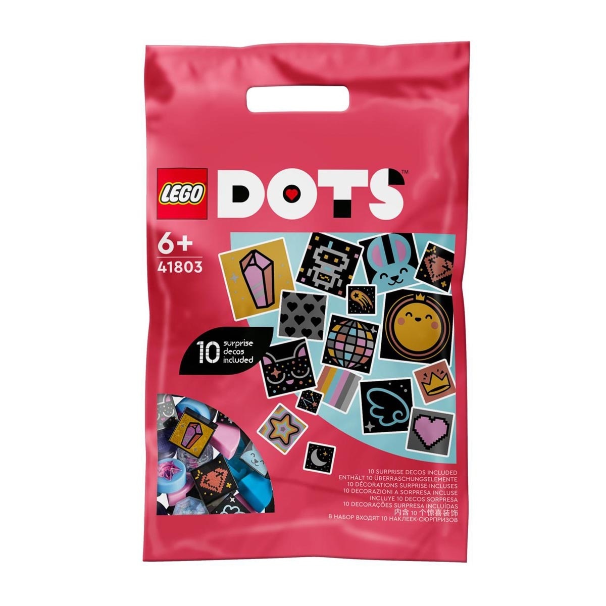 LEGO - Accesorios Para Manualidades Y Pulseras DOTS Extra: Edición 8 (Brillos Y Destellos) DOTS