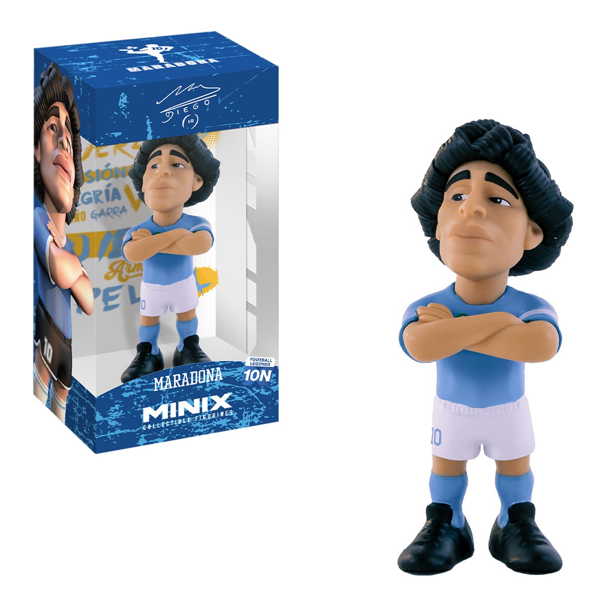 Minix - Figura 12 cm Maradona - Azul.