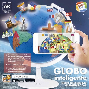 Pop Globe - Globo Terraqueo Politico con Realidad Aumentada