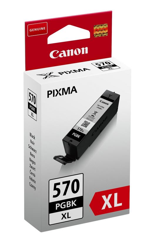 Cartucho de tinta Canon PGI-570PGBK XL Negro