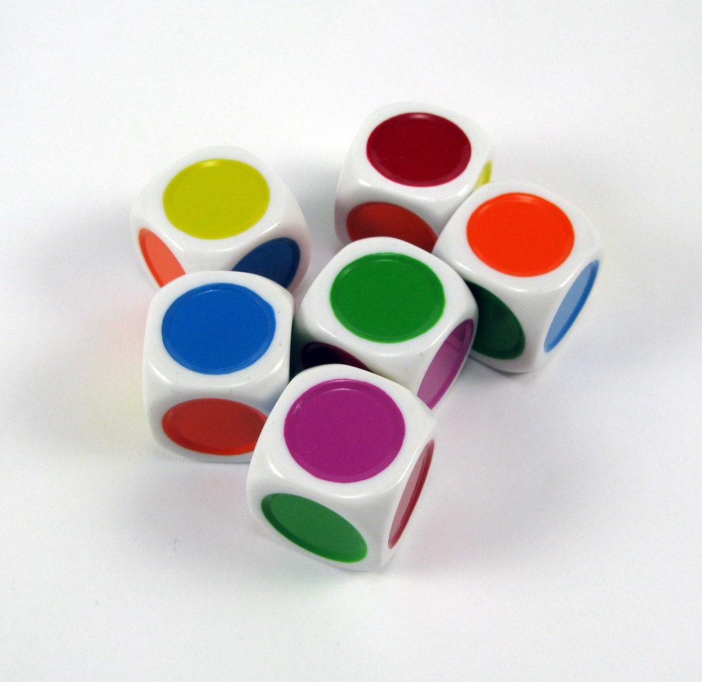 Dados Colores 20mm 6U