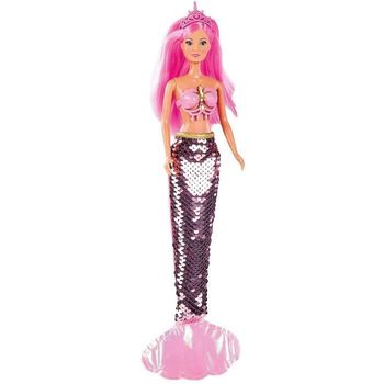 Lentejuelas Steffi Love Sirene - Muñeca De Moda 29cm - Aleta Extraíble