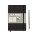 Libreta Leuchtturm Medium A5 Líneas Tapa blanda Negro