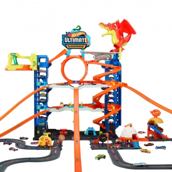 Mattel - Pista Para Coches De  Surtido Garaje Hot Wheels City