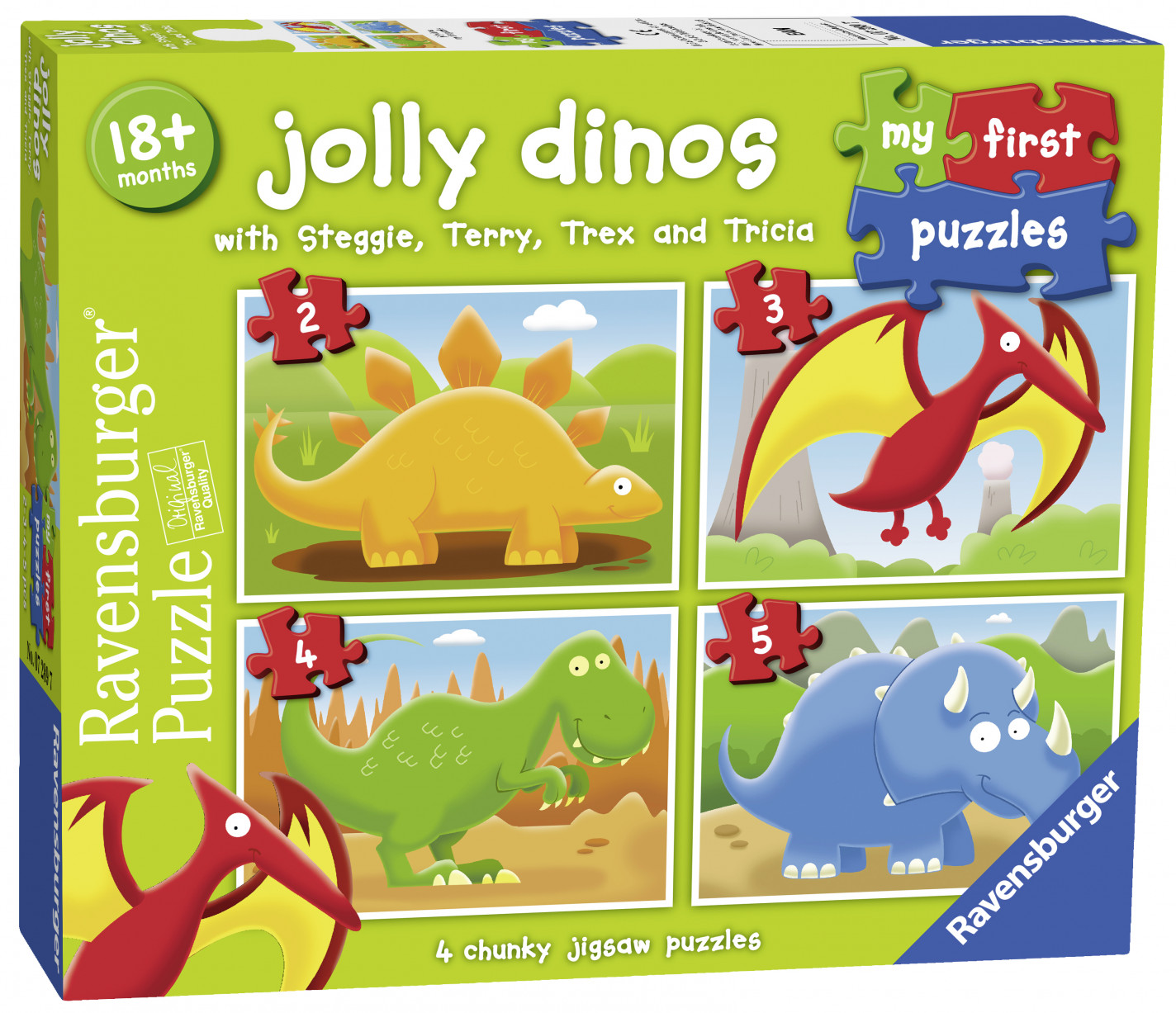 Puzzle Ravensburger Dinosaurios 4U