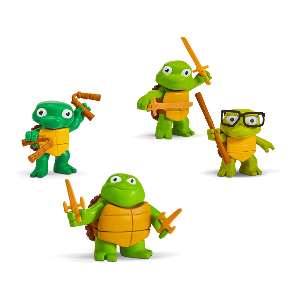 Famosa - Pack Figuras Básicas Toddler Tortugas Ninja Famosa.