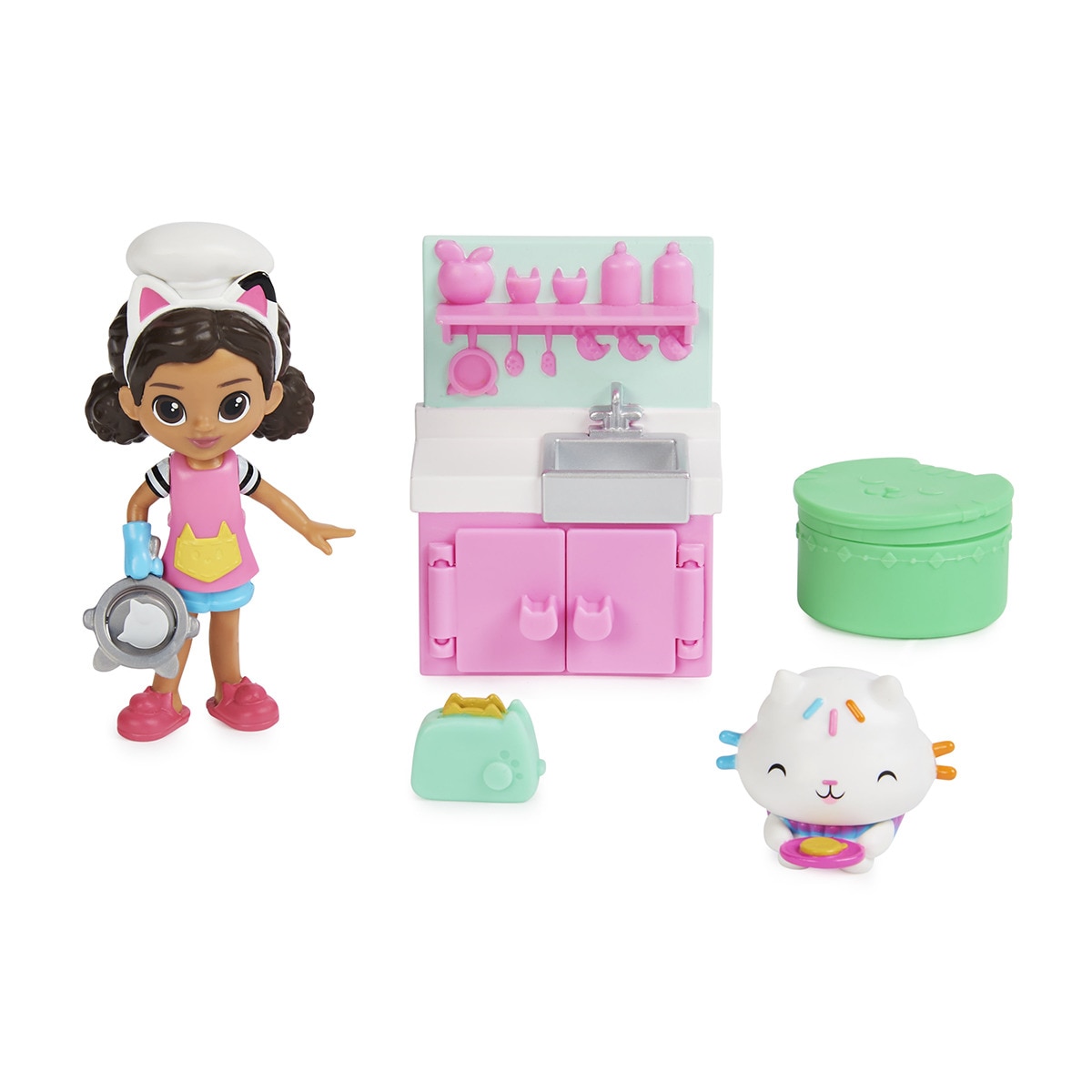 Spin Master - Playset Cocina con Gabby Gabby's Dollhouse Spin Master.