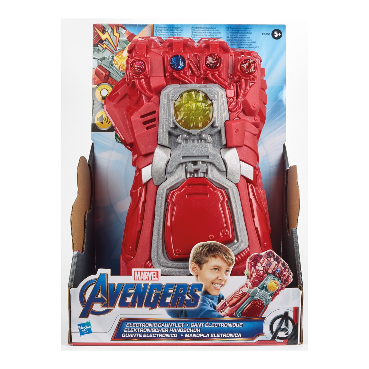 Hasbro - Guantelete Electrónico De Iron Man Los Vengadores Marvel