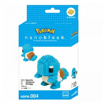 Nanobloque Pokemon Squirtle 120 Piezas