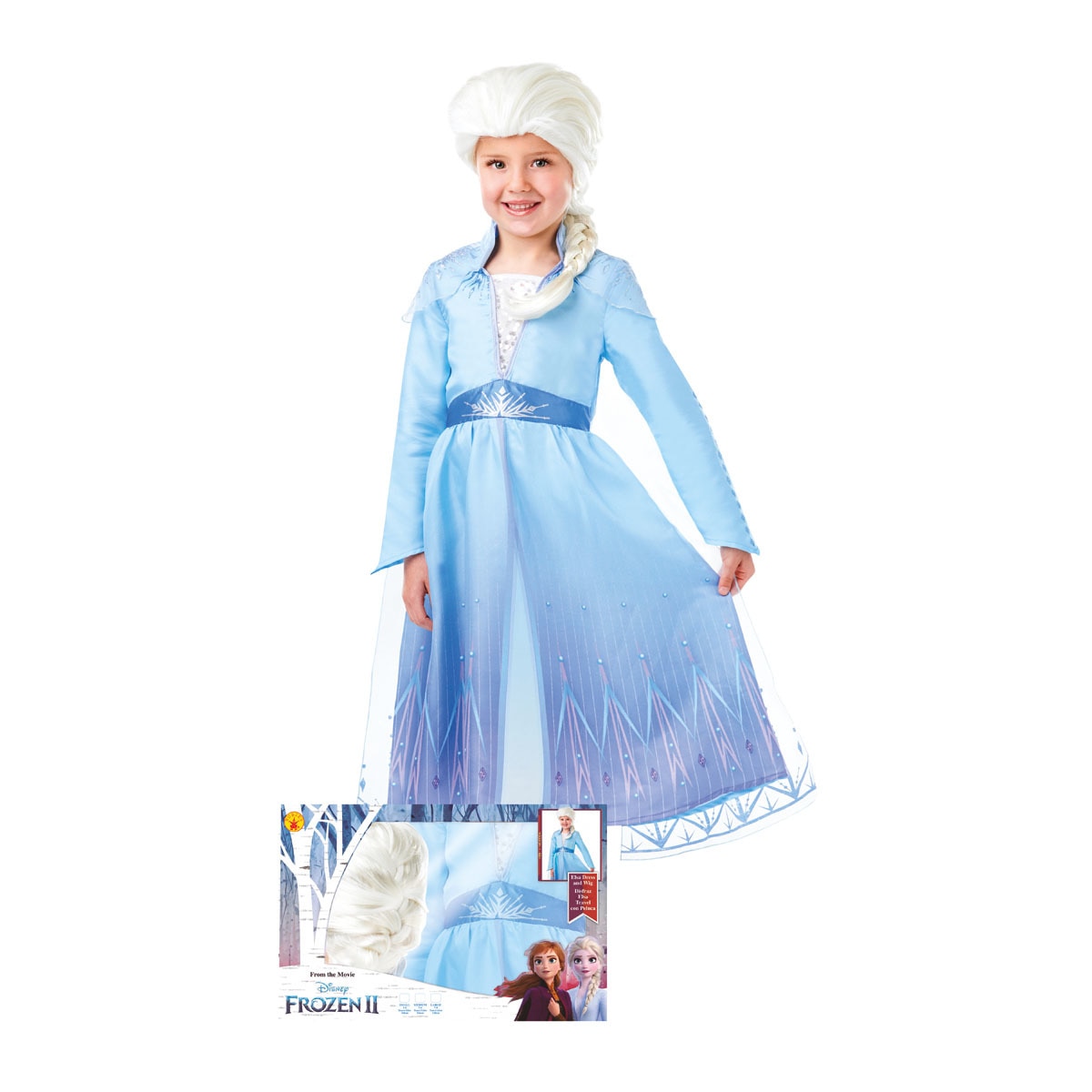 Rubies - Disfraz Infantil En Caja Elsa Frozen: El Reino De Hielo Disney