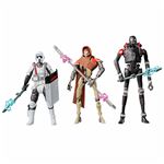 Set 3 fguras Hasbro Vintage Star Wars Jedi Survivor 9,5cm