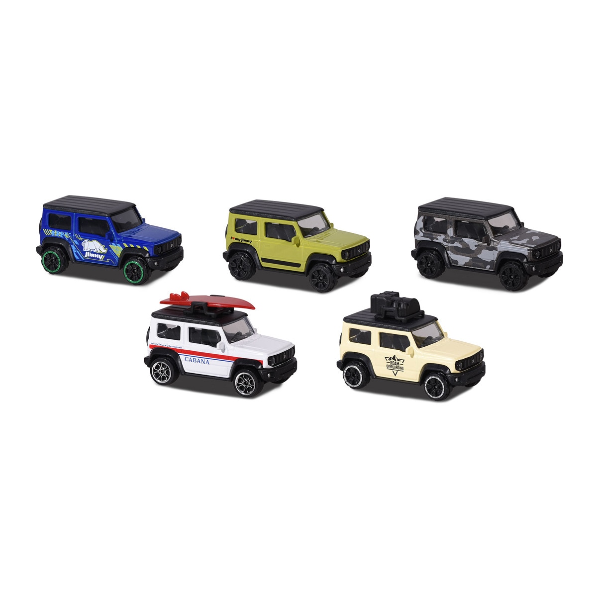 Simba - Majorette-Giftpack 5 Coche Suzuky Jimny