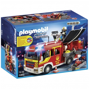 Playmobil - Camión de Bomberos con Luces y Sonido