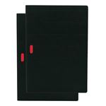 Set 2 Libretas Paperblanks A4 Negro / Negro Lisa