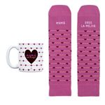 UO Kit Taza + Calcetines Mamá, eres la mejor talla 36-41